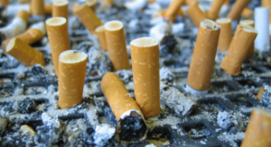 cigarette butts